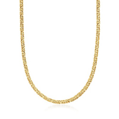Ross-Simons 10kt Yellow Gold Byzantine Necklace