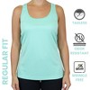 Galaxy By Harvic Women's Moisture Wicking Racerback Tank - 4 of 4