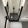 NicBex Shower Door 32"W x 72"H Frameless Pivot Glass Tub Door with 1/4" (6mm) Clear Tempered Glass with Reversible Installation - 4 of 4