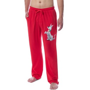 The Jetsons Mens' Classic Cartoon Astro the Dog Sleep Pajama Pants Red - 1 of 3