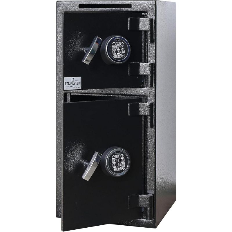 Templeton Safes T859 Large Double Door Depository Drop Safe with Electronic Multi-user Keypad and Key Backups, 5 of 7