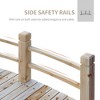 Gulches Garden Bridges: Elegant Metal & Wood Footbridges with Safety Siderails - 3 of 4