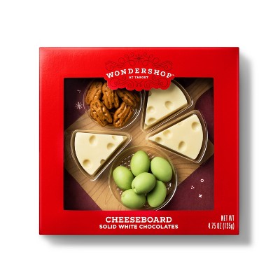 Holiday White Chocolate Cheese Charcuterie Board - 4.75oz - Wondershop™