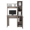 NicBex Home Office Desk 38.7" W Modern Writing Desk with 3-Layer Open Storage Bookshelves, Cabinet and Wooden Frame for Office, Study - 2 of 4