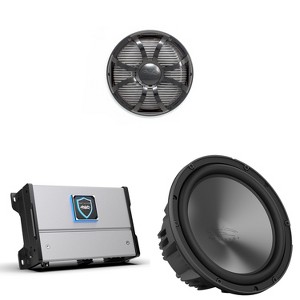 Wet Sounds HTM-1 - HTM Series Full-Range Class-D 1200 Watt at 1-Ohm Mono Amplifier with Wet Sounds REVO 10 FA S4 V3 - REVO Series 10" Free Air 4 Oh... - 1 of 4