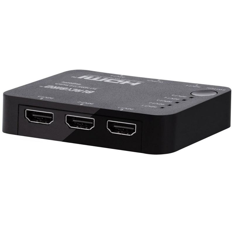 Monoprice Blackbird 4K 5x1 HDMI 2.0 Switch, HDR, HDR10, 18G, HDCP 2.2, Dolby Vision, 4K@60Hz, Hybrid Log-Gamma, 5 Inputs 1 Output, With IR Controler, 4 of 7