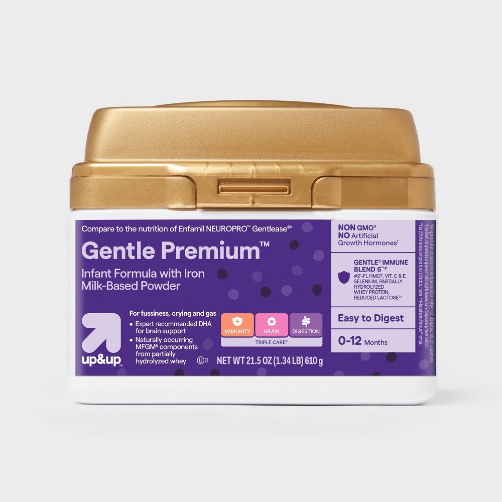 Gentle Premium Powder Infant Formula - 21.5oz - up&up™