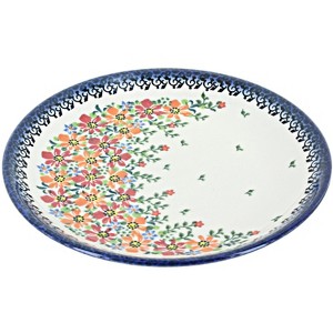 Blue Rose Polish Pottery T02 Galia Dessert Plate - 1 of 1