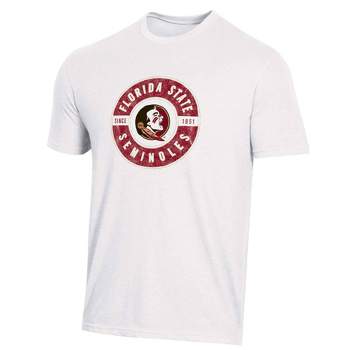 NCAA Florida State Seminoles Men's White Biblend T-Shirt
