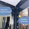 Portable Clothes Closet Wire Shelf And Garment Hanging Heavy-Duty Freestanding Wardrobe With Adjustable Wire Shelf And Hanging Rod - 4 of 4