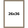 PosterPalooza | Ornate Silver Picture Frame - UV Acrylic, Foam Board Backing, Hanging Hardware - 2 of 4