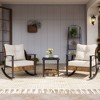 LAUSAINT HOME 3 Pieces Rocking Bistro Set - 3 of 4