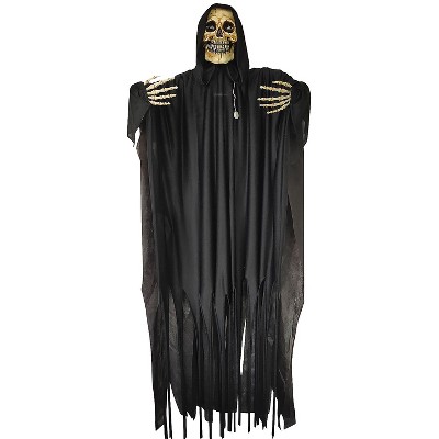 Sunstar Shaking Reaper Animated Light-up Hanging Halloween Decoration ...