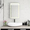 FONTOI Rectangle Wall Mounted Medicine Cabinet with Mirror Modern Storage for Bathroom and Personal Care Organization, Silver, 33.66"*20.67"*4.72" - 4 of 4