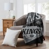 Sweet Home Collection NHL Los Angeles Kings Microfiber Plush Throw Blanket - 2 of 4
