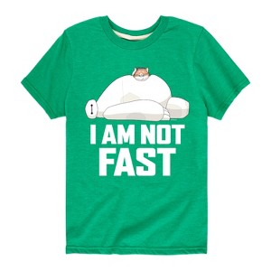 Boys' - Disney - Baymax I Am Not Fast Short Sleeve Graphic T-Shirt - 1 of 4