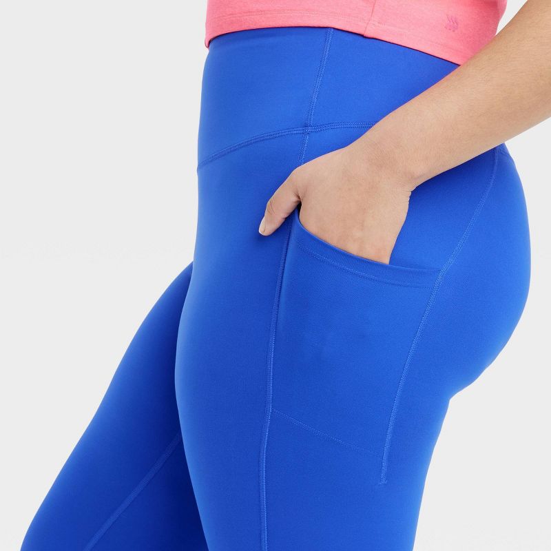 Women's Brushed Sculpt High-Rise Pocketed Leggings - All In Motion™, 4 of 5