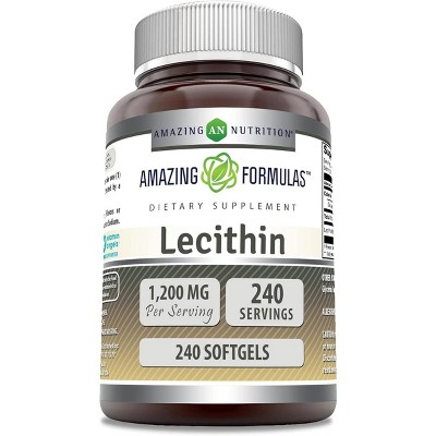 Amazing Formulas Lecithin 1200 Mg 240 Softgels