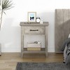 Nightstand Modern End Table Side Table with Storage Drawer - 2 of 4