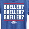 Women's - Ferris Bueller's Day Off - Bueller Bueller Bueller Short Sleeve Graphic T-Shirt - 2 of 4