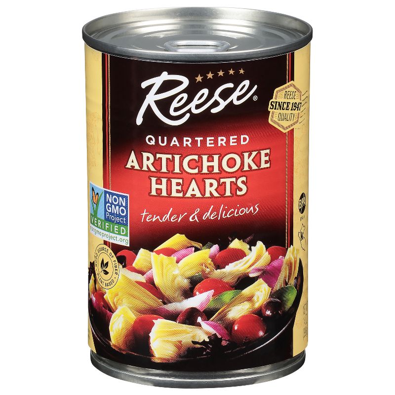 Reese Quartered Artichoke Hearts 14oz, 1 of 4