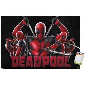 Trends International Marvel Deadpool & Wolverine - Deadpool Unframed Wall Poster Prints - 1 of 4