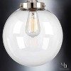 Urban Ambiance Luxury Vintage Pendant,  12-3/4"H x 9-3/4"W,  Polished Nickel Finish, UHP2642 - 4 of 4