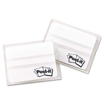 Post-it File Tabs 2 x 1 1/2 Lined White 50/Pack 686F50WH