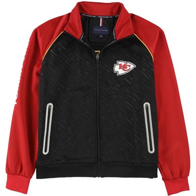 Tommy Hilfiger Mens Kansas City Chiefs Track Jacket Sweatshirt, kac, M