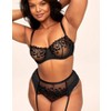 Adore Me Women's Tiana Garter Lingerie - 3 of 4