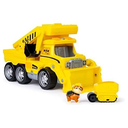 paw patrol ultimate rescue construction truck with mini vehicle