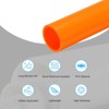 Unique Bargains High Impact Water Plumb Cable Sleeve PVC Rigid Round Pipes 20" Length - 3 of 4
