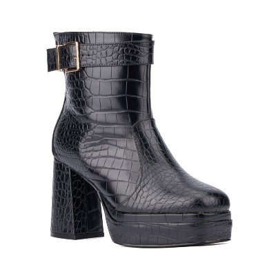Fashion To Figure Women's Mari Platform Boot - Wide Width