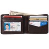 Alpine Swiss RFID Mathias Mens Wallet Deluxe Capacity Passcase Bifold With Divided Bill Section Camden Collection Comes in a Gift Box - image 3 of 4