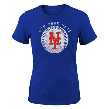 MLB New York Mets Girls' Crew Neck T-Shirt