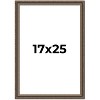 PosterPalooza | Sculpted Silver Picture Frame - UV Acrylic, Foam Board Backing, Hanging Hardware - 2 of 4