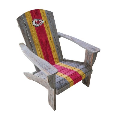 NFL Kansas City Chiefs Wooden Adirondack Chair