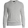 Lands' End Men's Fine Gauge Cashmere V-neck Sweater - 2 of 4
