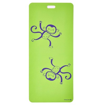 Merrithew Funky Monkey Kids' Eco Yoga Mat - Green (4mm)