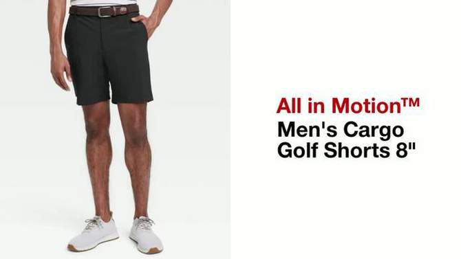 Men's Cargo Golf Shorts 8" - All In Motion™, 2 of 5, play video