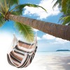 Unique Bargains Durable Stripe Hammock 51.18"x39.37" 1 Pc - 2 of 3