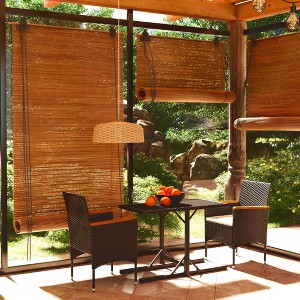 vidaXL 3 Piece Patio Dining Set Black - 1 of 4