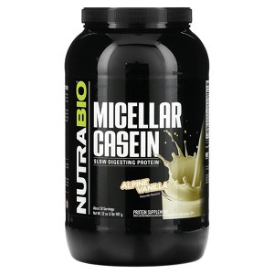 NutraBio Micellar Casein, Alpine Vanilla , 2 lb (907 g) - 1 of 2