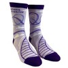 Emotional Roller Coaster Socks Funny Anxiety Crazy Graphic Novelty Footwear - Crazy Dog Socks With Sarcastic Sayings - 2 of 4
