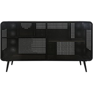 Acekool Modern Cat House - 55" Steel Frame with Sliding Glass Doors - 1 of 4