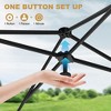 10'x10' Pop Up Canopy Tent, Instant Outdoor Canopy with 3 Sidewall, Portable Sun Shelter - 3 of 4