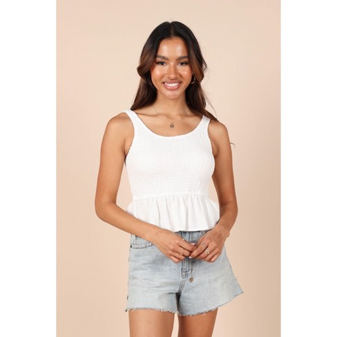 Peplum tops sale target