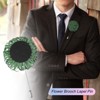 Unique Bargains Flower Lapel Pins Stick Brooch for Men Wedding Graduation 1 Pc - 4 of 4