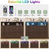 55 Inch Tall Wooden Bedroom Dressers with Power Outlet and Led Lights, Large Modern 8 Drawers Dressers for Living Room, Hallway - 3 of 4