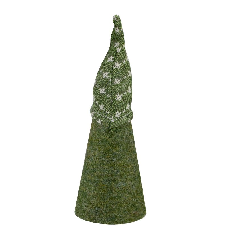 Northlight 9" Green and White Cone Gnome Christmas Tabletop Decor, 3 of 5